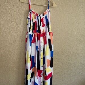 Geometric Midi Dress